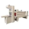 carton box beer mineral water bottle semi automatic sleeve shrink wrapping machine