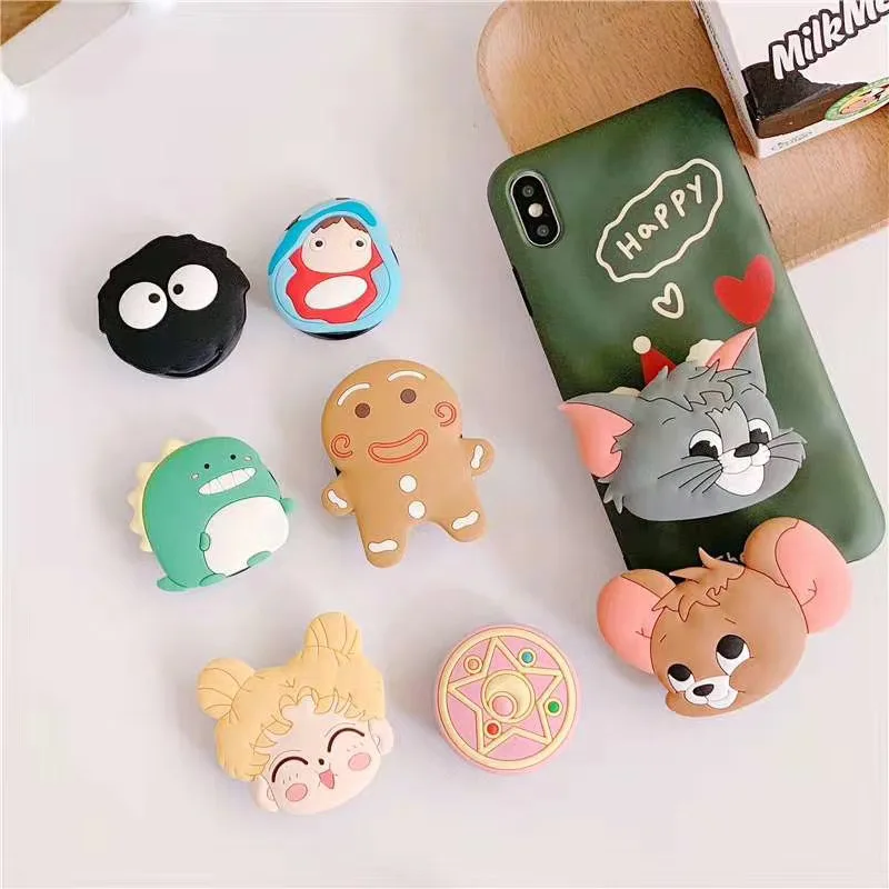 2020 new arrived silicone cartoon mobile phone stand mobile phone grip, Customized color
2020 new arrived silicone cartoon mobile phone stand mobile phone grip, Customized color