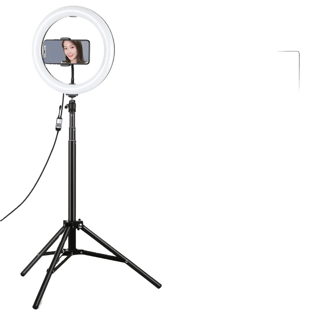 Hot Sale PULUZ 10.2 inch Selfie Led Ring Light with 1.65m Tripod and Remote Control, White black
Hot Sale PULUZ 10.2 inch Selfie Led Ring Light with 1.65m Tripod and Remote Control, White black