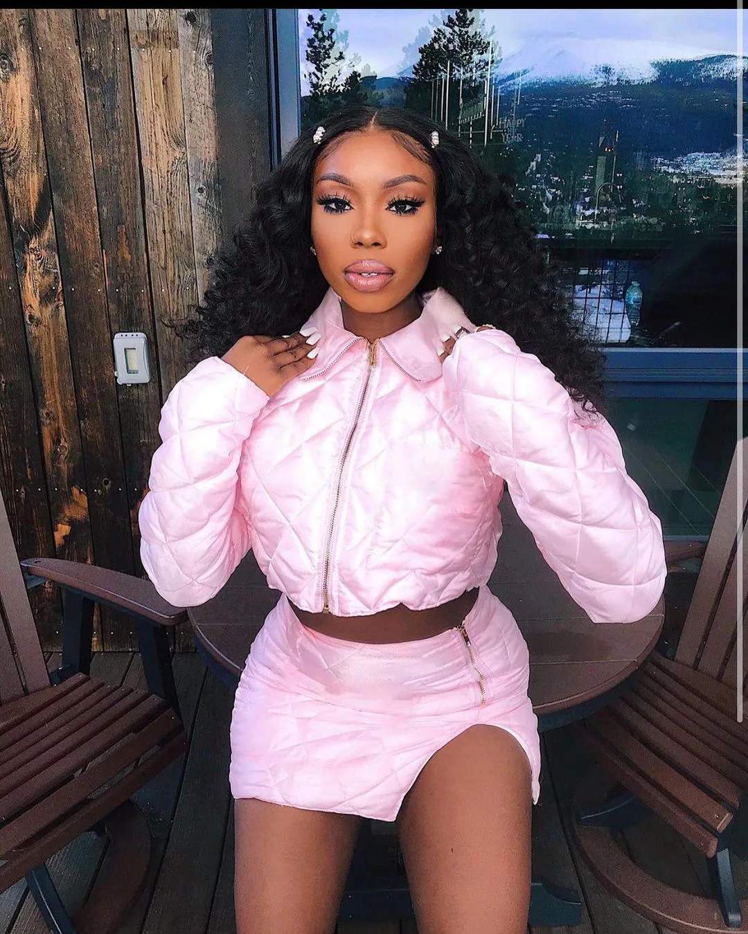 New Winter Women Cotton Short Jacket Windproof Casual Set Fashionable Pink Two Piece Skirt With Coat
New Winter Women Cotton Short Jacket Windproof Casual Set Fashionable Pink Two Piece Skirt With Coat