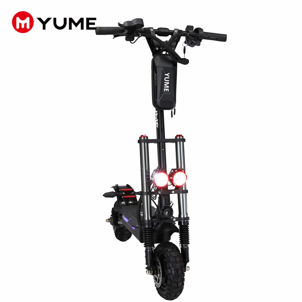 YUME 2 wheel 10 inch 60 volt 2400w dual motor adults off road battery power electric scooter, Black for big powerful electric scooter
YUME 2 wheel 10 inch 60 volt 2400w dual motor adults off road battery power electric scooter, Black for big powerful electric scooter