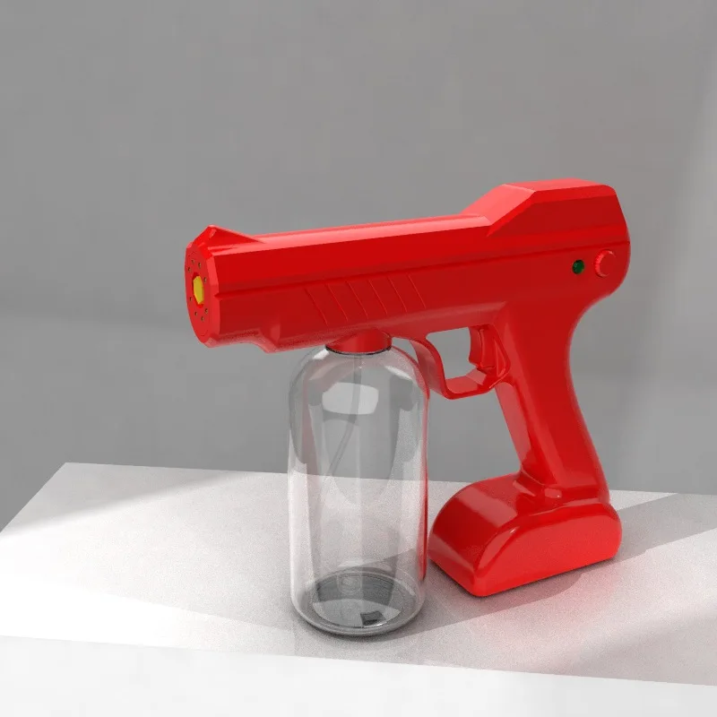 Blue Light Disinfect Rechargeable Automatic Spray Gun Nano Fog Sprayer Gun Mist Electric Portable Wireless Nano Spray Gun
Blue Light Disinfect Rechargeable Automatic Spray Gun Nano Fog Sprayer Gun Mist Electric Portable Wireless Nano Spray Gun