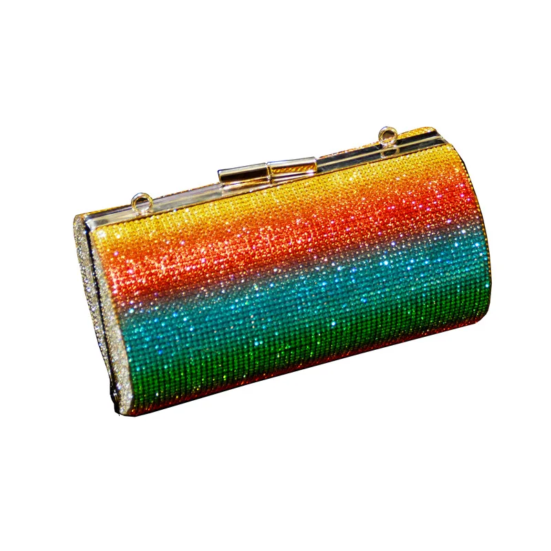Rainbow Clutch Purses for Women Crystal Evening Bags Party Cocktail Rhinestone Crossbody Handbag
Rainbow Clutch Purses for Women Crystal Evening Bags Party Cocktail Rhinestone Crossbody Handbag
