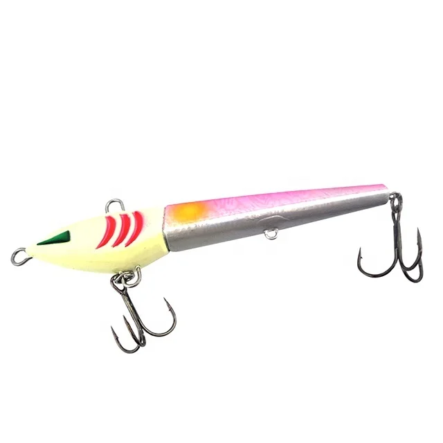Anchovy Missile Turbo Fishing Lure Metal Jig Silver Holo / Chrome Head