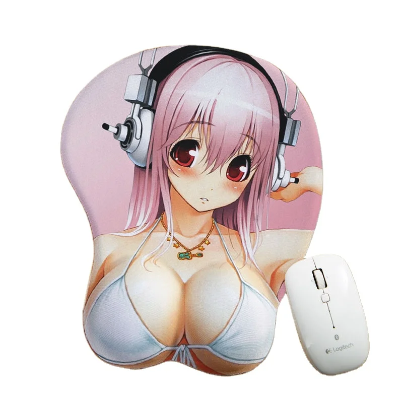 2022 Custom 3D silicone busty big boobs cartoon sexy girl photo mouse mat with wrist rest for Computer
2022 Custom 3D silicone busty big boobs cartoon sexy girl photo mouse mat with wrist rest for Computer