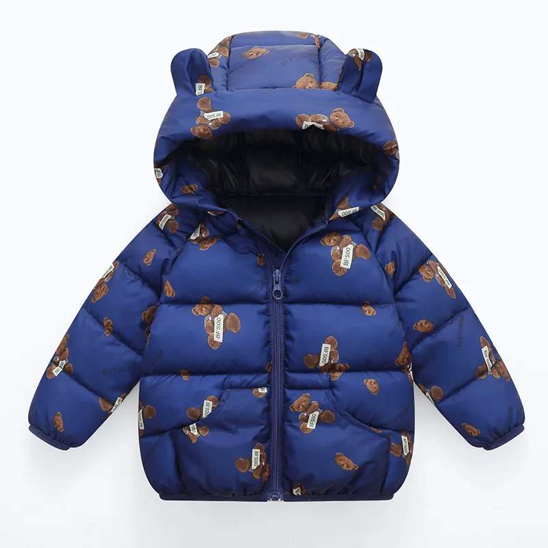 Baby clothes winter children's down Parkas boys and girls lightweight warm quilted jacket coat cute cartoon bear hooded Outwear
Baby clothes winter children's down Parkas boys and girls lightweight warm quilted jacket coat cute cartoon bear hooded Outwear