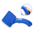 OEM ODM bristle grooming comb dog rake slicker puppy shedding best long hair cat pet brush for poodles
