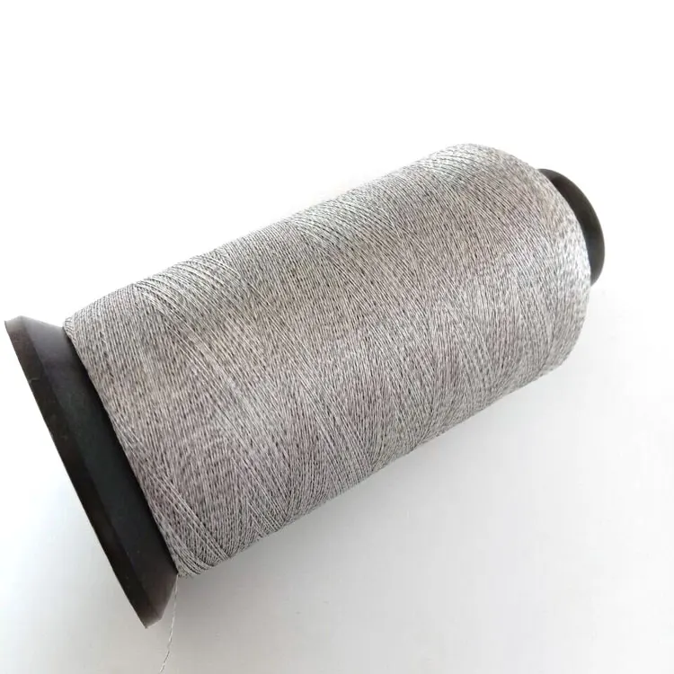 Antistatic carbon fiber conductive yarn wonderful fiber yarn for touch screen fabric embroidery thread, Silvery grey
Antistatic carbon fiber conductive yarn wonderful fiber yarn for touch screen fabric embroidery thread, Silvery grey