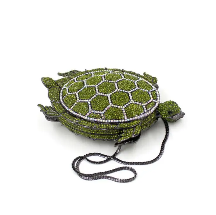Wholesale Animal Handbags Wedding Purses Rhinestones Turtle Clutch Ladies Crystal Party Clutch Bags for Women, Gold and silver
Wholesale Animal Handbags Wedding Purses Rhinestones Turtle Clutch Ladies Crystal Party Clutch Bags for Women, Gold and silver