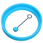 Pancake breakfast cooking tool round silicone fried egg mold round shaped nonstick silicone egg Cooker ring with handle