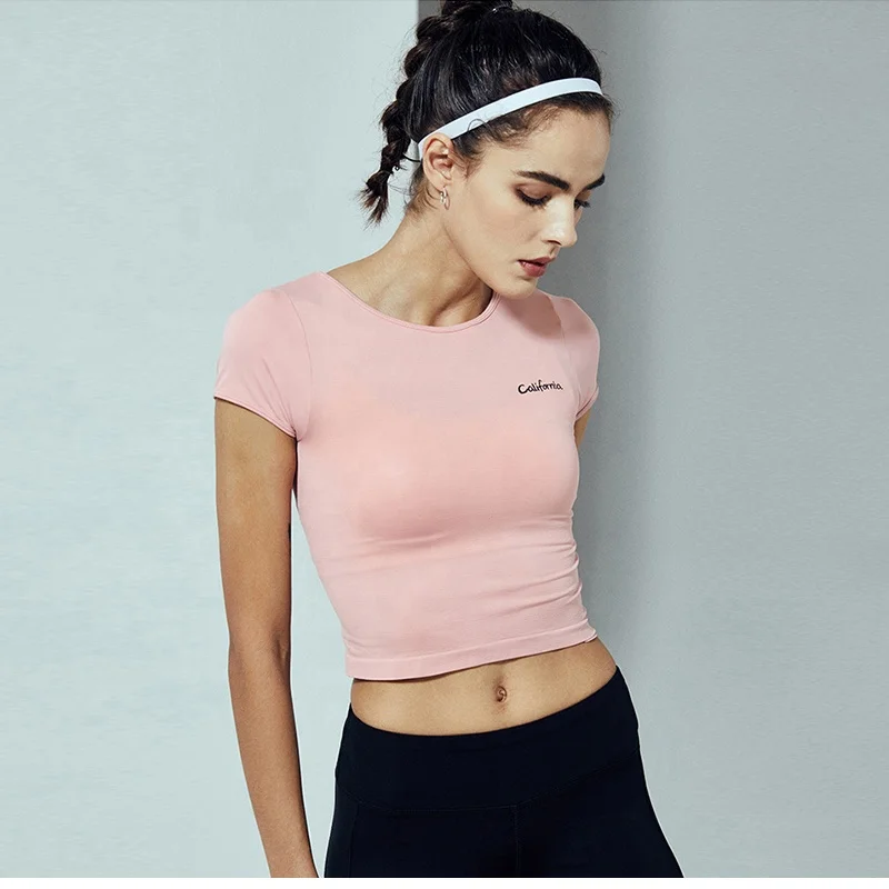 New Design women fitness Girls Gym T Shirts Tight High Elastic Fitness Yoga Top women workout t-shirt, Black;pink;white;light green;customized colors
New Design women fitness Girls Gym T Shirts Tight High Elastic Fitness Yoga Top women workout t-shirt, Black;pink;white;light green;customized colors
