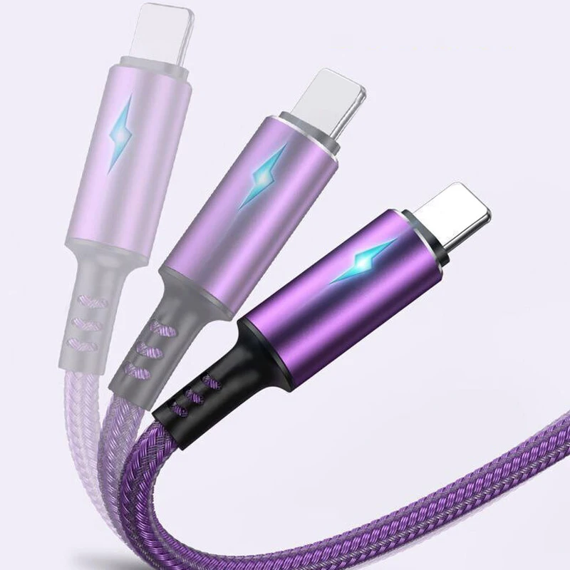 Hot selling Auto Disconnect LED Data Cable 1M 2M Fast Charging Alloy Phone Charger Cable For Mobile Phone
Hot selling Auto Disconnect LED Data Cable 1M 2M Fast Charging Alloy Phone Charger Cable For Mobile Phone