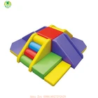 Cheap children safety indoor kids Soft Play Climbing Structures Blocks Equipment For Toddlers QX-18148B