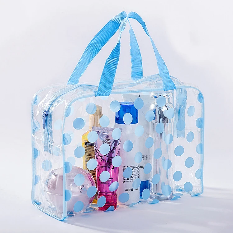 YASEN Custom Dot Women Storage Bag Toiletries Organize Waterproof PVC Cosmetic Bag Portable Transparent Female MakeUp Wash Bag
YASEN Custom Dot Women Storage Bag Toiletries Organize Waterproof PVC Cosmetic Bag Portable Transparent Female MakeUp Wash Bag