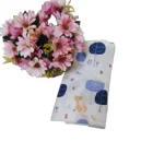 120*120cm Print Prewashing 100%Cotton Babies Muslin Gauze Blanket Muslin Swaddle