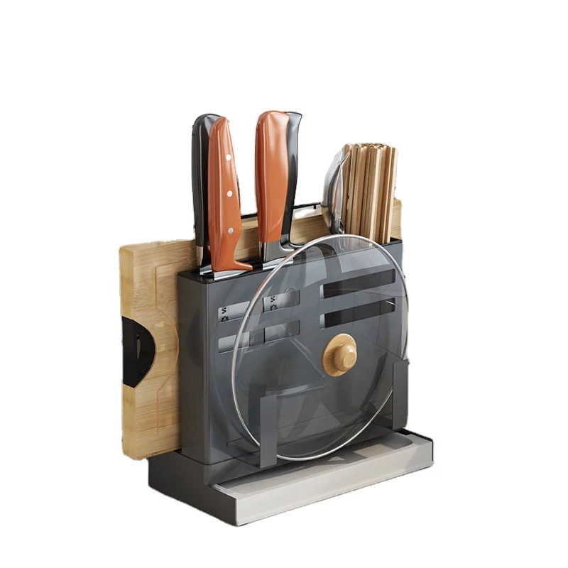 Hot-selling Style Kitchen Multi-function Kitchenware Storage Rack Suitable for Cutting Board Chopsticks Knife and Pot Lid Iron, White,black
Hot-selling Style Kitchen Multi-function Kitchenware Storage Rack Suitable for Cutting Board Chopsticks Knife and Pot Lid Iron, White,black