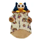 Warm Winter Cartoon Animal Dog Elephlant Owl Hoodie With Hat Pet Dog Clothes Funny Pet Dog Costume