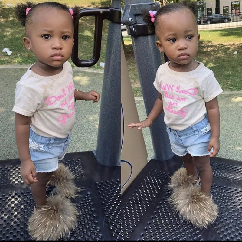 Wholesale Baby Sandals Raccoon Fur Furry Cute Shoes Real Fox Fur Slippers Summer Kids Toddler Fur Slides With Strap, As picture or customized
Wholesale Baby Sandals Raccoon Fur Furry Cute Shoes Real Fox Fur Slippers Summer Kids Toddler Fur Slides With Strap, As picture or customized