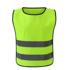 hot sale customized quick dry breathable windproof comfortable silver shining safety reflective vest