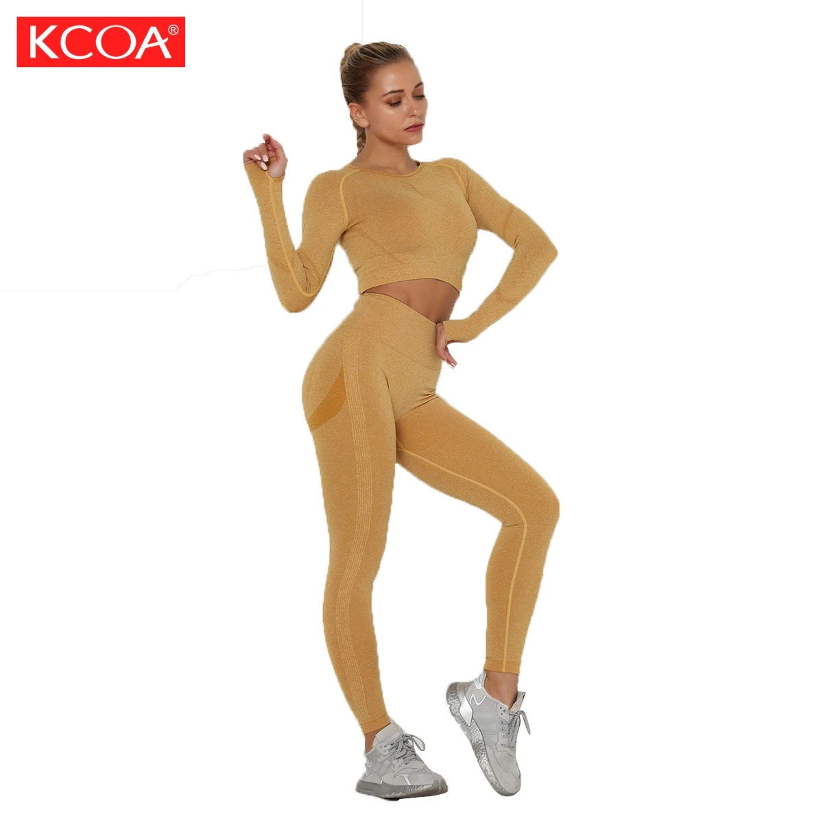 Amazon High Quality Custom Logo Nylon Womens Long Sleeve Yoga Fitness Sets, 11 colors in stock or custom
Amazon High Quality Custom Logo Nylon Womens Long Sleeve Yoga Fitness Sets, 11 colors in stock or custom