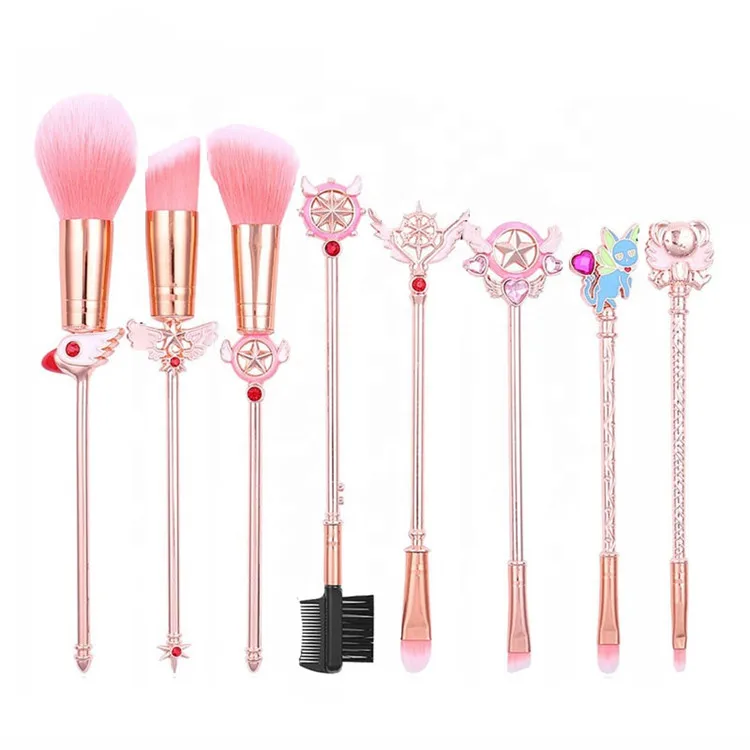 Cartoon Japanese Cardcaptor Sakura Makeup Brush Set Personalize Cosmetic Powder Foundation Eyeshadow Brush For Girls Gift
Cartoon Japanese Cardcaptor Sakura Makeup Brush Set Personalize Cosmetic Powder Foundation Eyeshadow Brush For Girls Gift