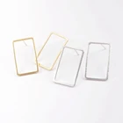 PJ209 Fashion stainless steel jewelry gold plated sterling silver hoop earrings