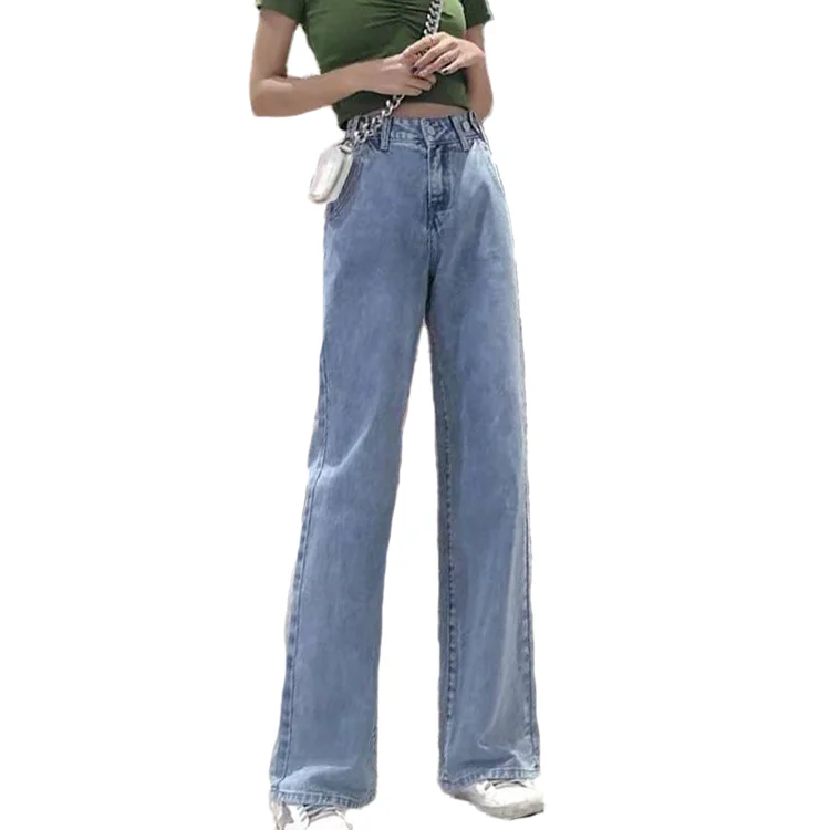 2020 New Spring Loose High Waisted For Simple And Generous Slim All Kinds Of Straight Women Jeans, Light blue
2020 New Spring Loose High Waisted For Simple And Generous Slim All Kinds Of Straight Women Jeans, Light blue