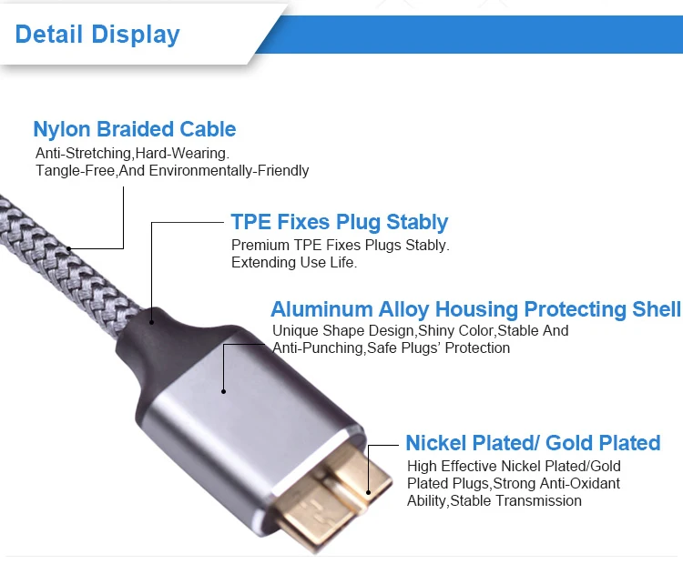 SC-HB012 usb 3.0 type-c hard drive cable 3