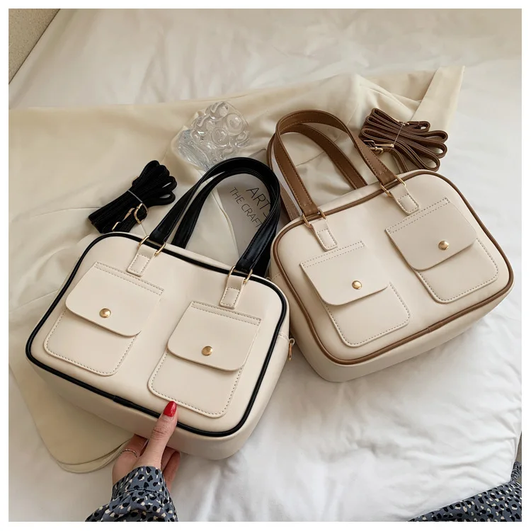 2021 handbags Contrast Color women purse Solid Fashion Women Pocket briefcase korean Tote Bag
2021 handbags Contrast Color women purse Solid Fashion Women Pocket briefcase korean Tote Bag