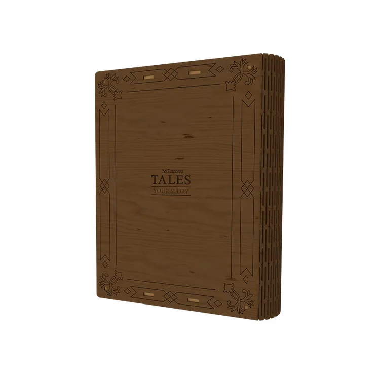 Modern Wood Craft DIY Assembly Lamp 3D Wooden Puzzle LED Book Light for Kids Christmas Gift