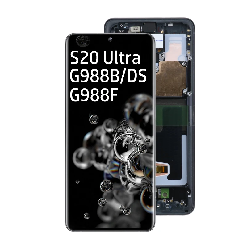 6.9'' NEW Original Screen For SAMSUNG Galaxy S20 Ultra LCD G988 G988F Touch Digitizer Assembly For S20 Ultra Display with Frame
6.9'' NEW Original Screen For SAMSUNG Galaxy S20 Ultra LCD G988 G988F Touch Digitizer Assembly For S20 Ultra Display with Frame
