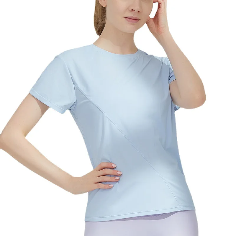European and American summer women's yoga clothes thin quick-drying cool feeling short-sleeved sports T-shirt running fitness to
European and American summer women's yoga clothes thin quick-drying cool feeling short-sleeved sports T-shirt running fitness to