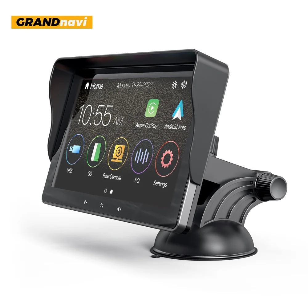 Grandnavi Portable Mobile Phone MP3 MP5 Touch Screen Car Video Player with Wireless Carplay Universal Auto Meter Display
Grandnavi Portable Mobile Phone MP3 MP5 Touch Screen Car Video Player with Wireless Carplay Universal Auto Meter Display