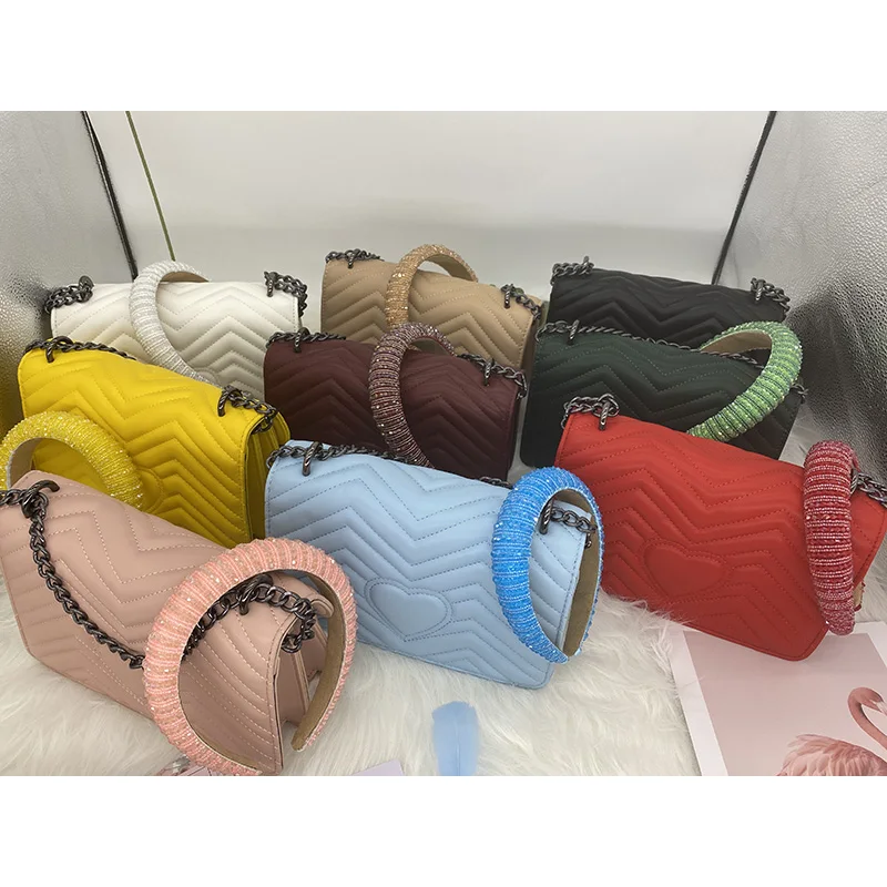 Drop shipping Quality Women Luxury Handbags Leather Chevron Shoulder Bag T Designer Purse Caviar ChainCrossbody Bags, Multicolor
Drop shipping Quality Women Luxury Handbags Leather Chevron Shoulder Bag T Designer Purse Caviar ChainCrossbody Bags, Multicolor