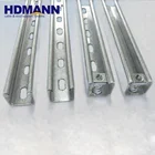 SS304/SS316 anticorrosive slotted 2 MM 2.5MM 3MM C Channel Sizes/cable bridge/steel support