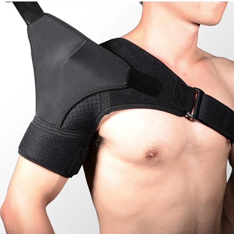 Neoprene Shoulder Support Brace Sports Adjustable Shoulder Strap Protector Dislocated Pain Relief Belt, Black
Neoprene Shoulder Support Brace Sports Adjustable Shoulder Strap Protector Dislocated Pain Relief Belt, Black