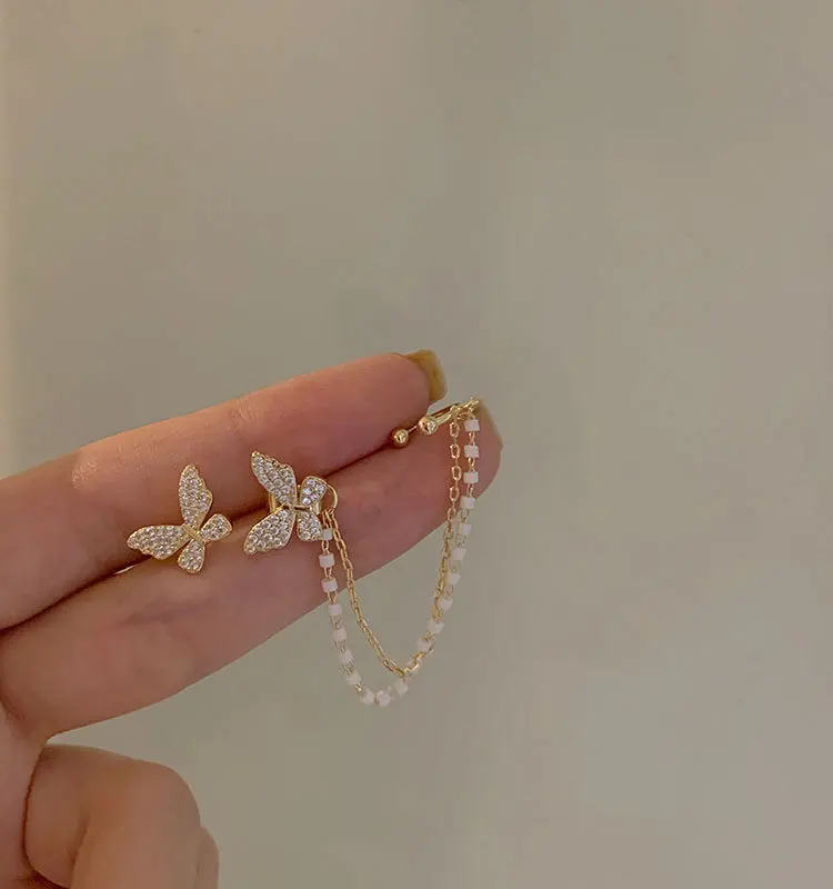 Elegant Cute Rhinestone Butterfly Stud Earrings For Women Girls Fashion Metal Jewelry
Elegant Cute Rhinestone Butterfly Stud Earrings For Women Girls Fashion Metal Jewelry