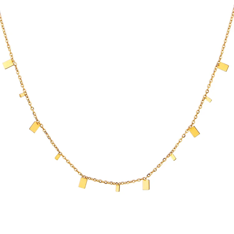 Charare titanium steel crash vintage style necklace women accessories, Gold
Charare titanium steel crash vintage style necklace women accessories, Gold