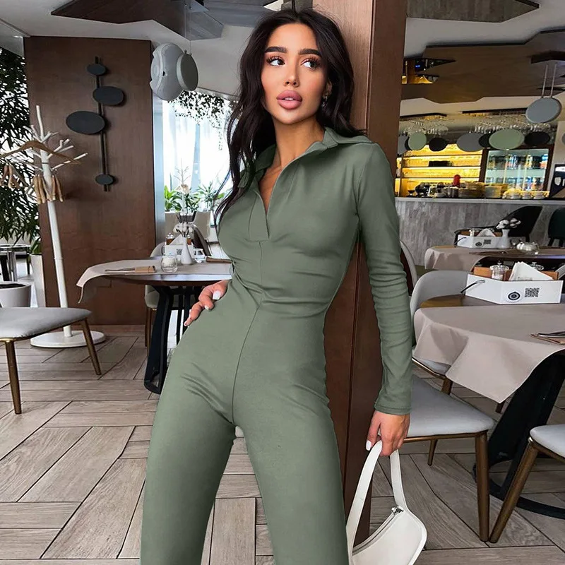 Fashion Long Sleeve Elegant Jumpsuits Pants Sexy Fall Bodycon Romper Woman Wholesale, Picture color
Fashion Long Sleeve Elegant Jumpsuits Pants Sexy Fall Bodycon Romper Woman Wholesale, Picture color