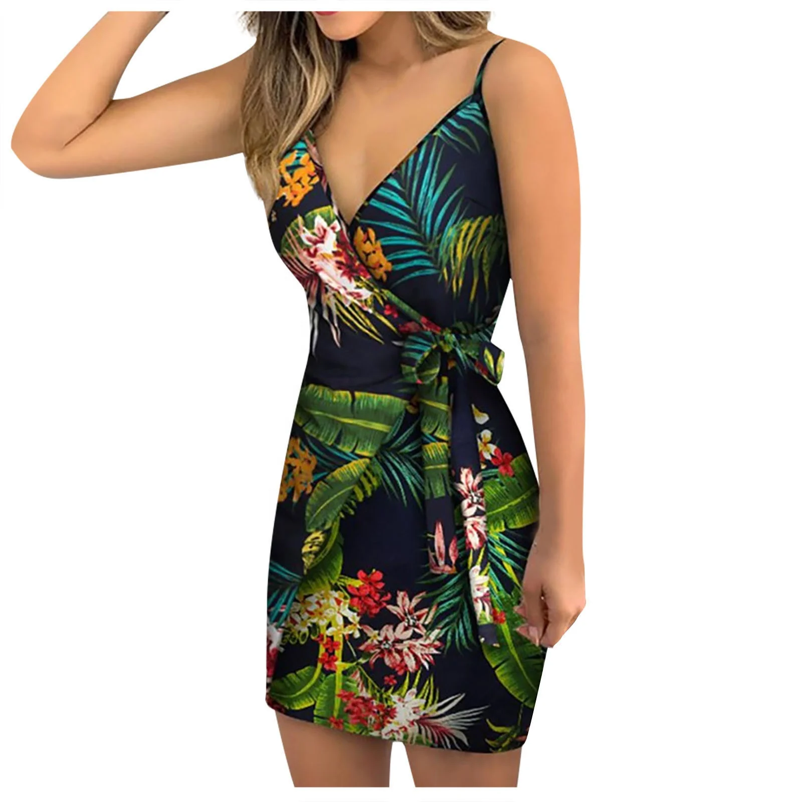 2021 New design slip sexy floral printing women's maxi dress mesh maxi dress, As picture
2021 New design slip sexy floral printing women's maxi dress mesh maxi dress, As picture
