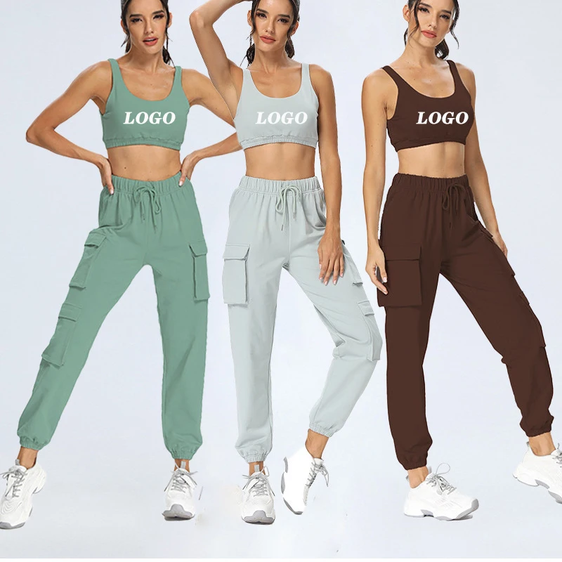 Fashion Hot Sale Sportswear Jogger Crop Top Loose High Quality Workout Clothing Sets Women Fitness Sportswear
Fashion Hot Sale Sportswear Jogger Crop Top Loose High Quality Workout Clothing Sets Women Fitness Sportswear