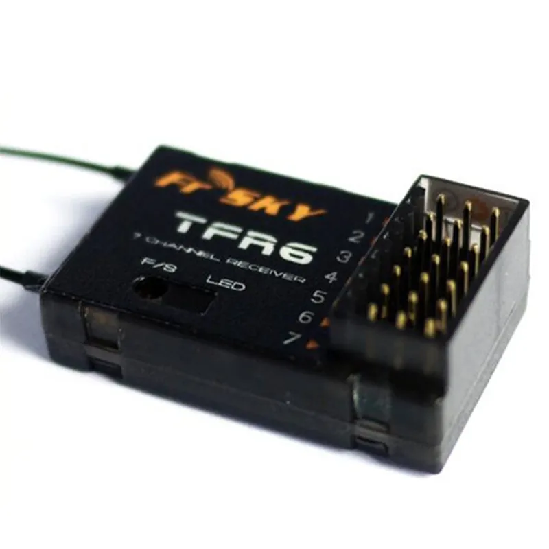 FrSky TFR6 7Ch FASST Compatible Air Systems T8FG T10CG T12Z RC Receiver for RC Drone FPV Racing
FrSky TFR6 7Ch FASST Compatible Air Systems T8FG T10CG T12Z RC Receiver for RC Drone FPV Racing