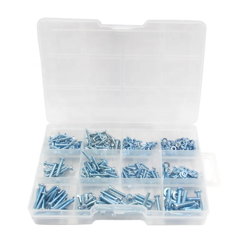 China Supplier 383PCS Assorted Screw Nuts and Washer diy household Kit
