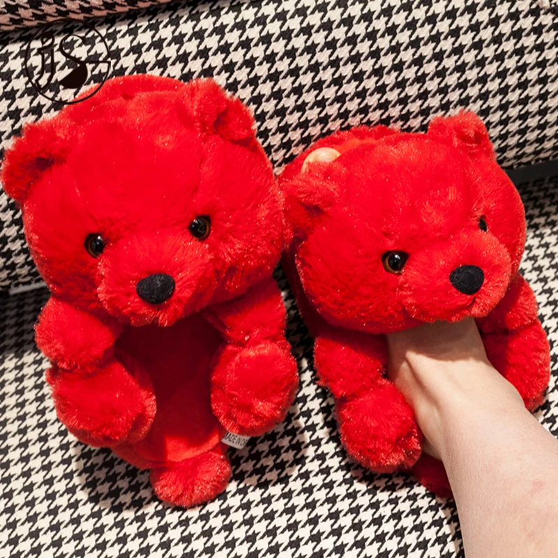 2021 colorful teddy bear slippers Flat bottom fur slides women fur slippers, Picture
2021 colorful teddy bear slippers Flat bottom fur slides women fur slippers, Picture