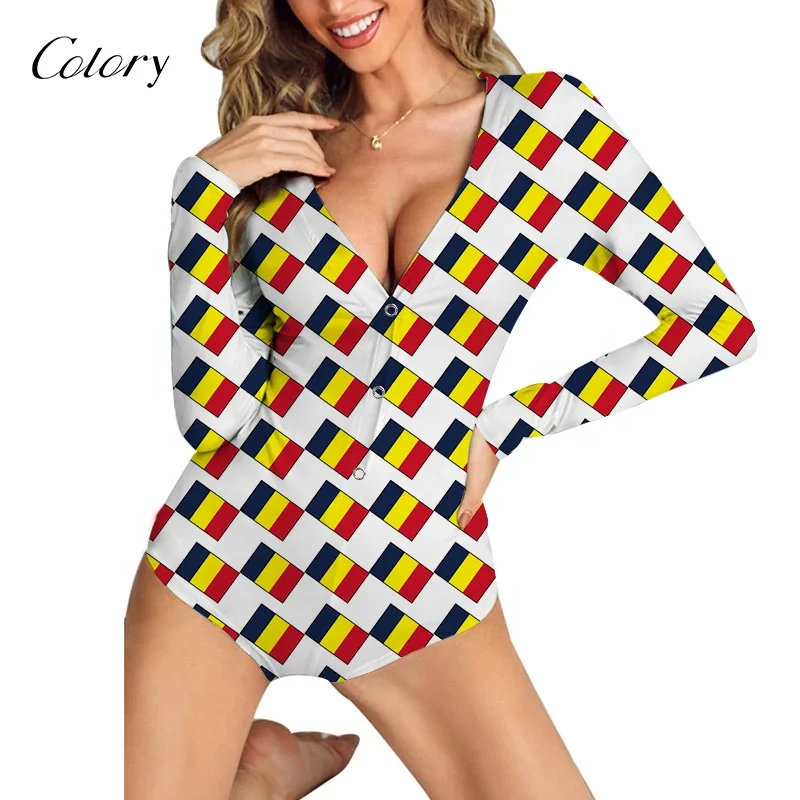 Colory 2021 Fashion Love Print Stretch Pajamas For Women Adult Valentines Day Onesie, Customized color
Colory 2021 Fashion Love Print Stretch Pajamas For Women Adult Valentines Day Onesie, Customized color