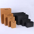 Brown Kraft Paper Bag Paper Bag Supplier Custom Printed Brown Kraft Shopping Paper Bag With Handles