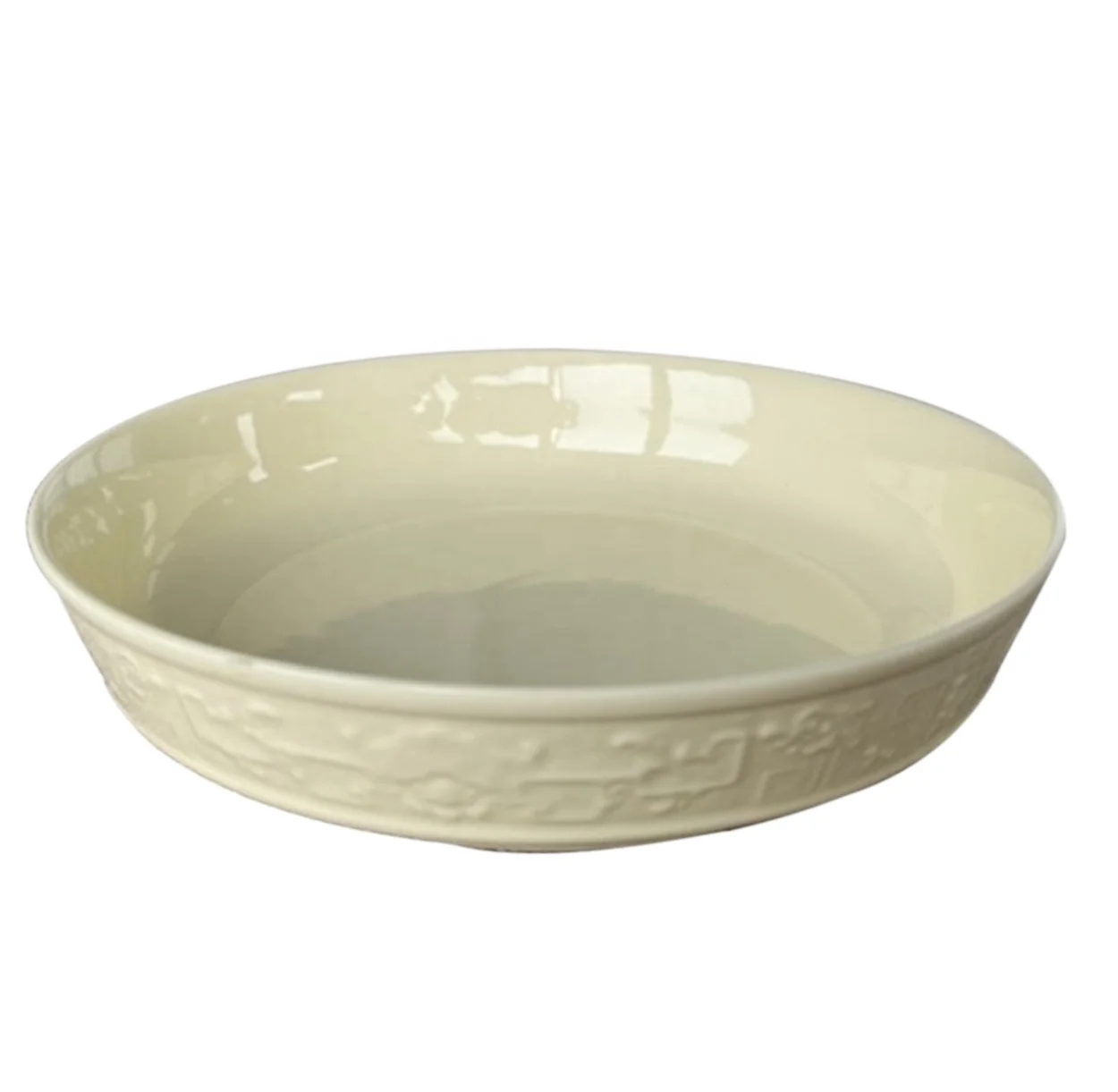 Wholesale Hotel Pie Plates Deep Dish European Deep 7.5 Inch Ceramic Yellow Porcelain Soup Plate
Wholesale Hotel Pie Plates Deep Dish European Deep 7.5 Inch Ceramic Yellow Porcelain Soup Plate