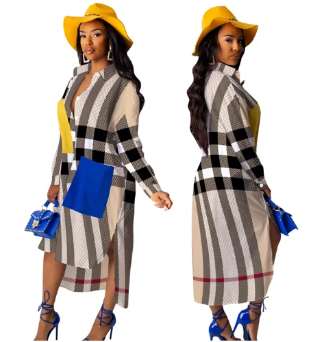 Low Price New Fall Long Sleeve Big Pocket Loose Shirt Dress Women Oversize Dress Floral Printed Maxi Afghani Dress, Shown
Low Price New Fall Long Sleeve Big Pocket Loose Shirt Dress Women Oversize Dress Floral Printed Maxi Afghani Dress, Shown