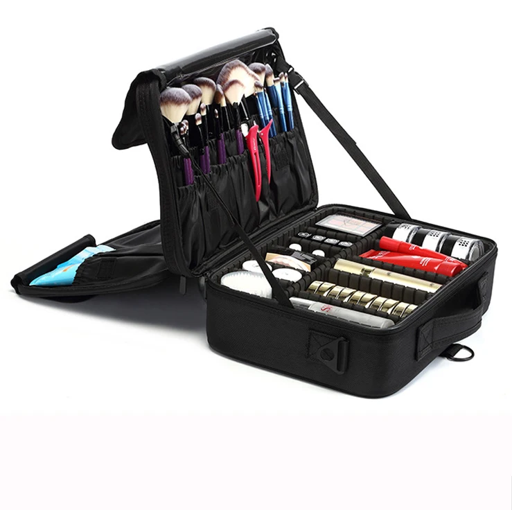 Amazon Hot selling Flexible Multifunction Makeup Case Portable Big Capacity Organizer Bolso Mujer Cosmetic Backpack Makeup Bag, Black
Amazon Hot selling Flexible Multifunction Makeup Case Portable Big Capacity Organizer Bolso Mujer Cosmetic Backpack Makeup Bag, Black