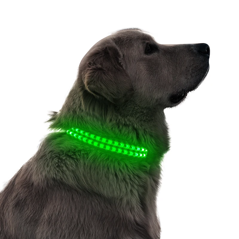 LED light up dog collar USB rechargeable walk dog at night keep pets safety, Red/yellow/blue/green/orange/white/pink/rainbow
LED light up dog collar USB rechargeable walk dog at night keep pets safety, Red/yellow/blue/green/orange/white/pink/rainbow